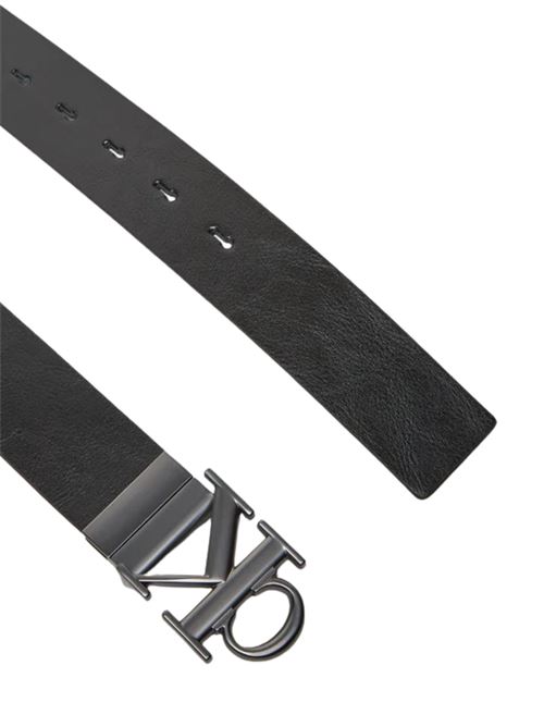 Cintura reversibile nera/marrone Calvin Klein | LV04G7026GR2F